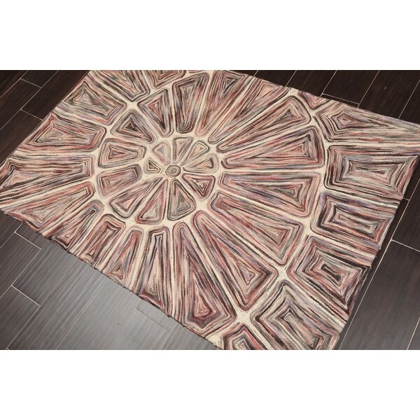Shop Hand Woven Wool Flatweave Oriental Area Rug (3'3"x5') - 3'3" x 5